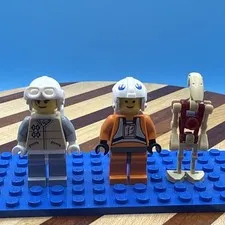 Lego Star Wars Minifigure lot  Dak Ralter Pilot sw0012a Hoth Rebel sw0108 droid 
