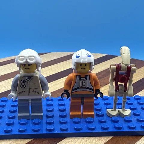 Lego Star Wars Minifigure lot  Dak Ralter Pilot sw0012a Hoth Rebel sw0108 droid 