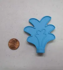 Lego Duplo Blue Bush Grass Plant Brick Building Block Trim Top Piece