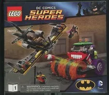 Lego DC Comics Super Heroes 76013 - Instructions Manuals Batman 1 & 2 No Bricks