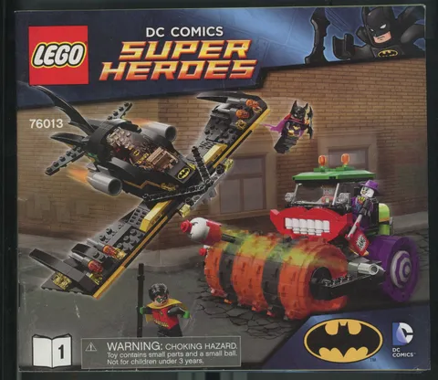 Lego DC Comics Super Heroes 76013 - Instructions Manuals Batman 1 & 2 No Bricks