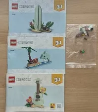 Rebuild The World Lego Manual Creator (31156) Lot 3+ Additional parts