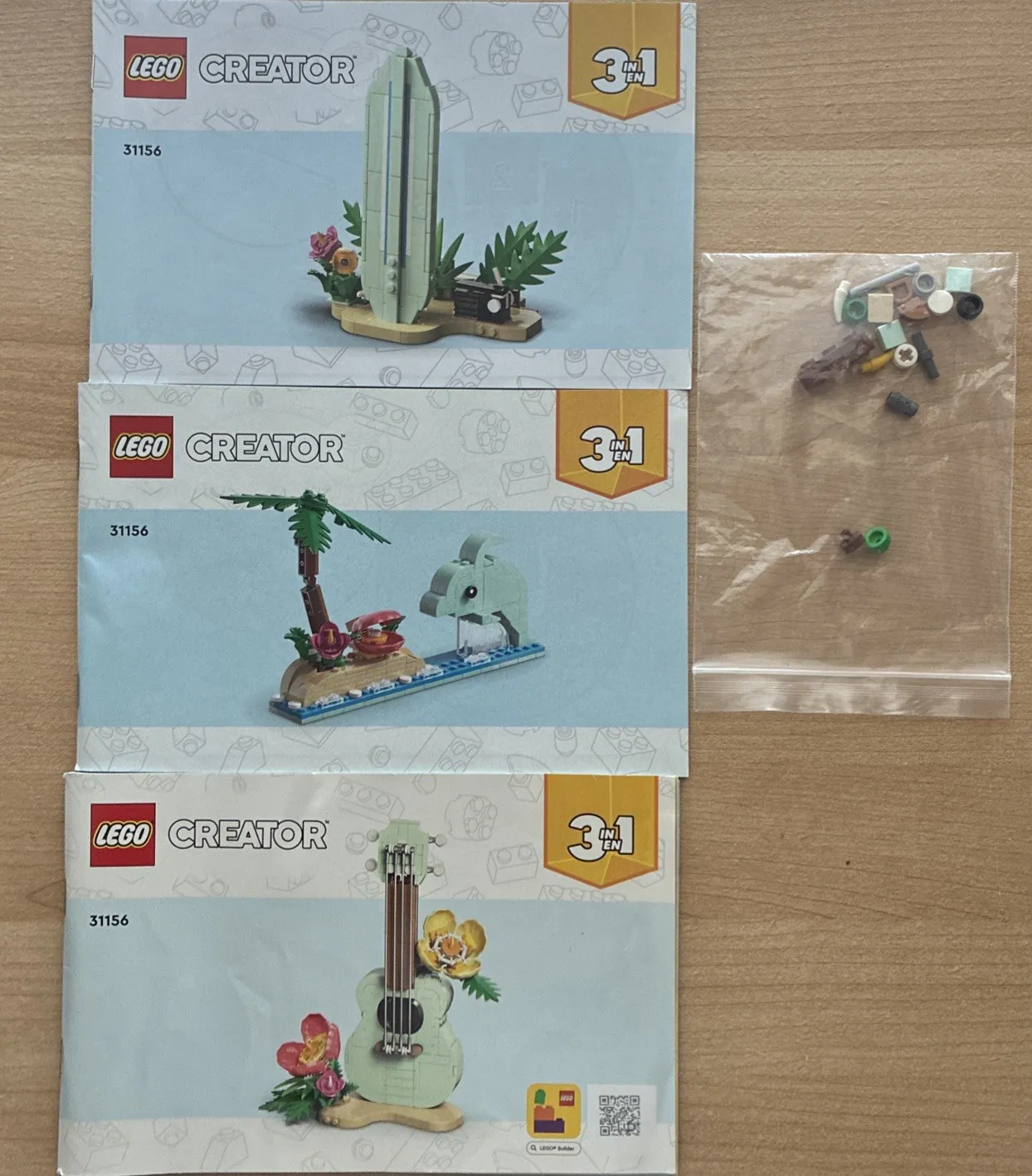 Rebuild The World Lego Manual Creator (31156) Lot 3+ Additional parts