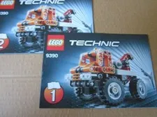 Lego Technic Building Instructions Instruction 9390 Part 1 and 2 Part 1 and 2