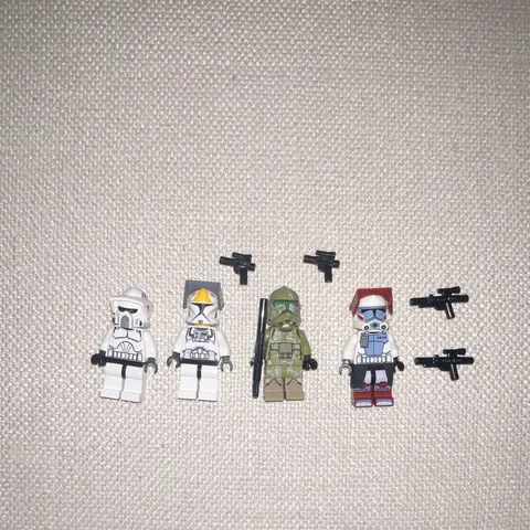 LEGO Star Wars Clone Trooper Minifigure Lot w/weapons, ARC Trooper