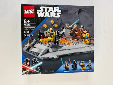 LEGO Star Wars: 75334 Obi-Wan Kenobi vs. Darth Vader Set - New Factory Sealed