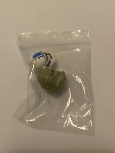 LEGO Star Wars 41st Elite Corp Helmet & GCC Fives Helmet (Both Official Parts)