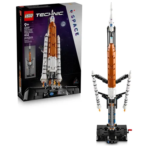 LEGO Technic NASA Artemis Space Launch System Rocket Building Toy Multicolor