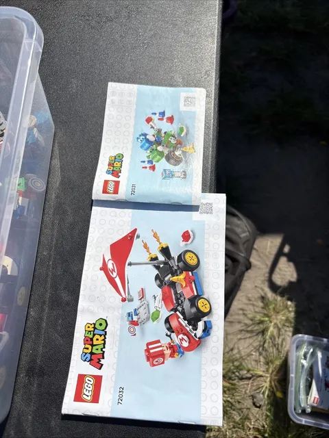 Two Lego Super Mario Pamphlets Plus Legos #72031, #72032 #21