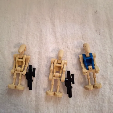 3x LEGO Star Wars Battle Droids & Pilot Battle Droid sw0095 sw0001