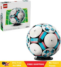 LEGO Editions Soccer Ball - Building Toy for Kids - Collectible Sports Decor 