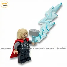 LEGO Marvel Thor Minifigure 76291 Age of Ultron w/ Hammer Lightening weapon NEW