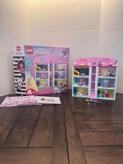 LEGO 10788 Gabby's Dollhouse 498pc Set Gabby & Cat Mini-Dolls w/ Instructions
