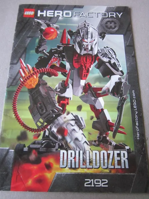 Lego 2192 Hero Factory Drilldozer Building Instructions Instruction  