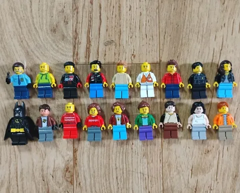 Random LEGO Minifigures, Bulk Lot, All LEGO City, NInjago, Batman, Lot Of 18