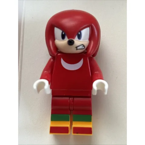 Lego Sonic Knuckles Minifigure #son021 Set #77005 Knuckles vs. Dr. Eggman
