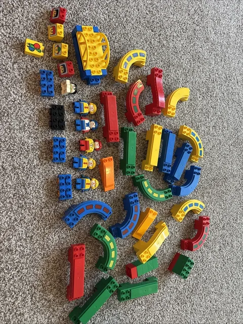 Lego Duplo Clown Circus Freeway Monorail Highway Cars Figures Bridge