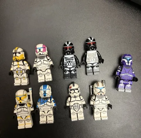 LEGO Star Wars Custom Clone Trooper Lot