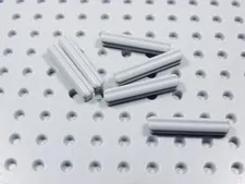 LEGO Lot of 6 Light Bluish Gray 3L Technic Axles BR