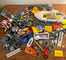 LEGO Vehicle Parts & Pieces Lot - Large Bulk Mixed Specialty MOC Wheels Hulls