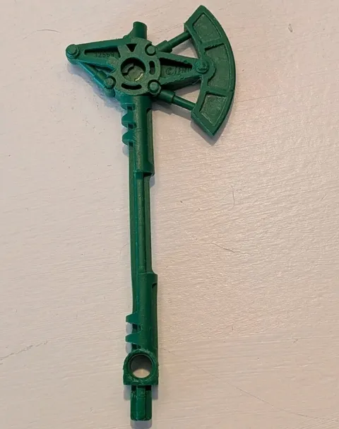 LEGO Bionicle Weapon Large Axe Part #32559 Green