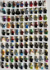 100% Authentic Lego Lot Minifigures Qty 100 DC Marvel Police Ninja