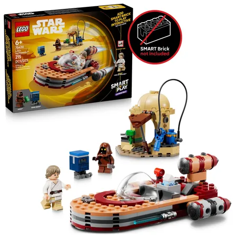 ⭐ LEGO Star Wars SMART Play Luke's Landspeeder 75420 Building Set – Free Ship