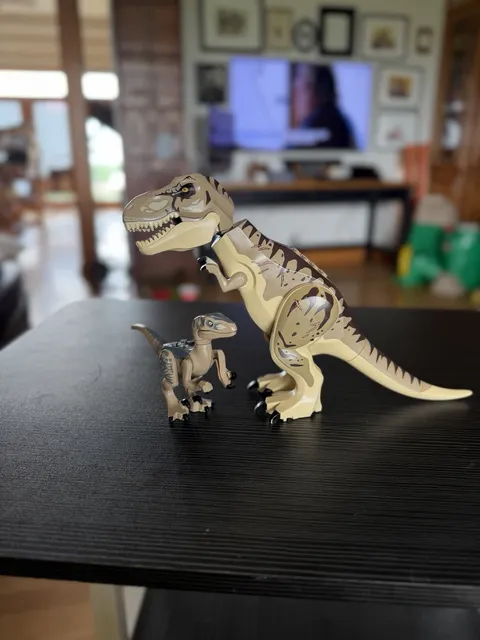 LEGO Jurassic Park 76961 T-Rex & Raptor Attack Dinosaur Figures Retired Read!!