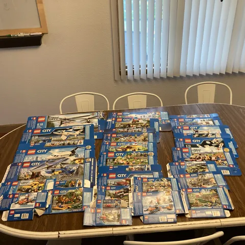 24 empty boxes ONLY LEGO City 4439 60102 60173 60182 60148 60150 60116 Plane Lot