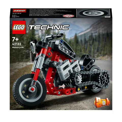 Lego Technic Motorcycle 42132 Model Building Kit; Give Kids a Multicolor