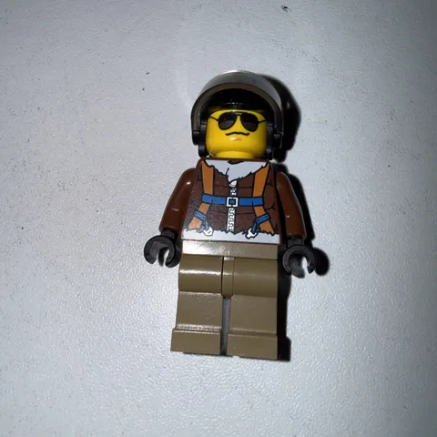 Lego City Artic Helicrane - 60034 - one minifigure only