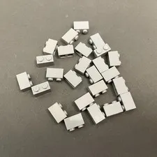 Lego 3004 93792 Light Gray Replacement Parts Pieces Lot of 25