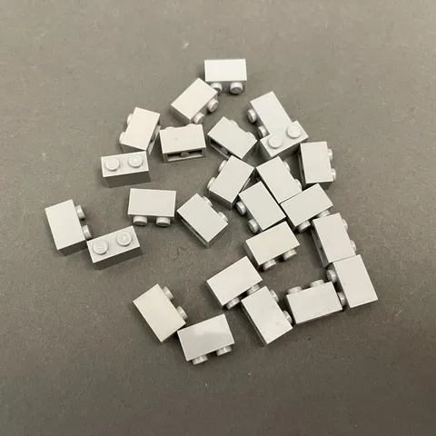 Lego 3004 93792 Light Gray Replacement Parts Pieces Lot of 25