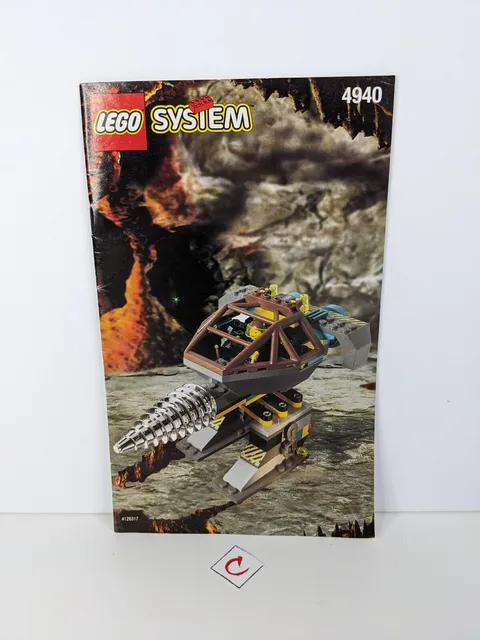 LEGO System #4940 The Granite Grinder *Instruction Manual Book Only*