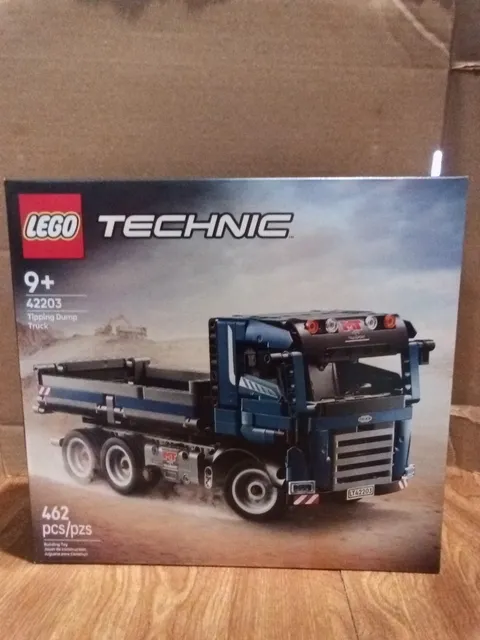 LEGO TECHNIC: Tipping Dump Truck (42203) Box Has Ding See Picture 