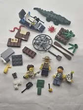 Lego CITY Swamp Police 60066 With Mini Figures Incomplete Parts Pieces 2015