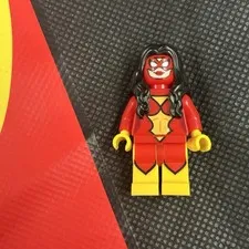 Lego Minifigure REAL MINI FIG MARVEL SPIDERWOMAN Spider-woman SDCC ^