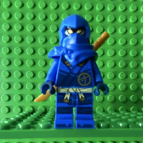LEGO Ninjago Dragons Rising: Jay Minifigure with Dual Swords Blue Ninja