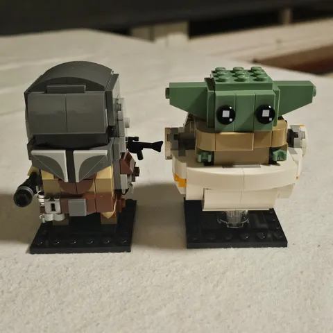 LEGO Star Wars Brickheadz 75317 The Mandalorian & The Child COMPLETE Grogu