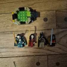 LEGO DC Batman Ra's Al Ghul, Talia al ghul, batman, and Robin lot