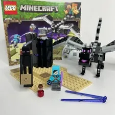 LEGO Minecraft: 21151 The End Battle 100% Complete w/ Minifigures & Instructions