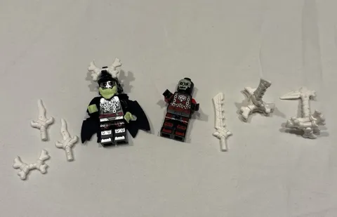 Genuine LEGO Ninjago Core - Bone King & Bone Knight  🔥 +++ Sword Bones +++