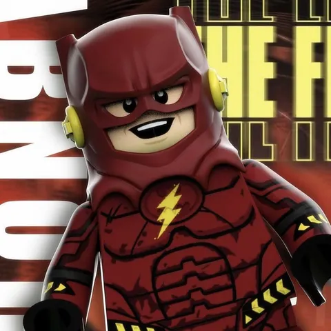 CUSTOM FLASH MINIFIGURE DC ABNORMAL LIFEBRICK FLASH MOVIE