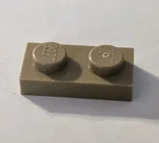 LEGO Parts - Dark Tan Plate 1 x 2 - No 3023