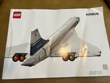 Lego 10318 The Concorde Airbus - Instructions Manual Book ONLY