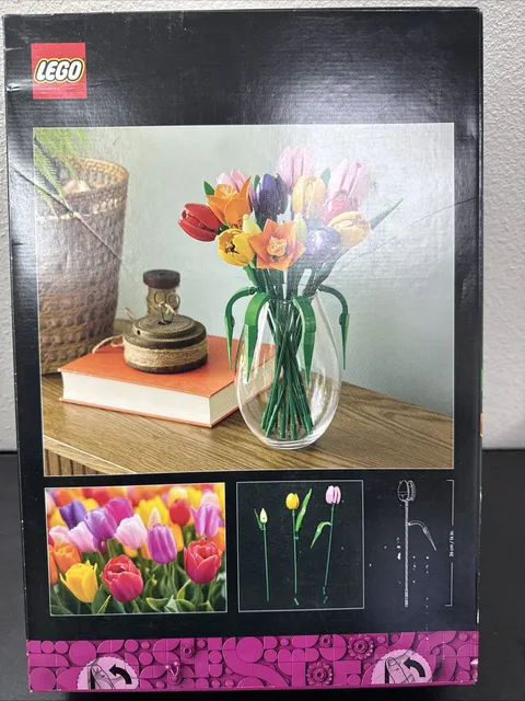 LEGO 11501 Botanicals Tulip Bouquet Building Set (576 Pieces)