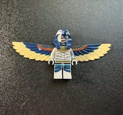 LEGO Minifigure Egyptian Winged Figure w/ Blue Headdress & Wings