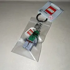 New Lego Star Wars Boba Fett Minifigure Keychain 851659