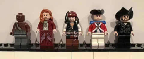 Lot of 5 LEGO Pirates of The Caribbean Minifigures | DM For Specific Items