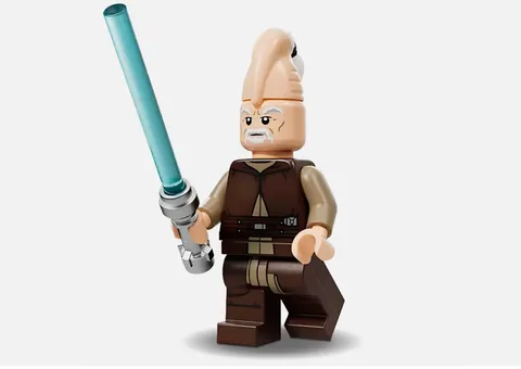 LEGO Star Wars Ki-Adi-Mundi Minifigure Jedi Master 75413 Clone Turbo Tank NEW